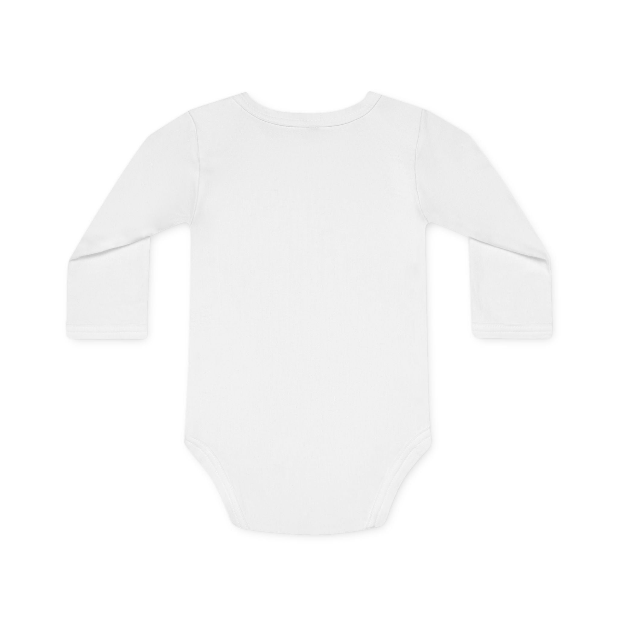 Organic Baby Bodysuit — 'Spotted: Pure Cuteness' Cotton Long-Sleeve Onesie