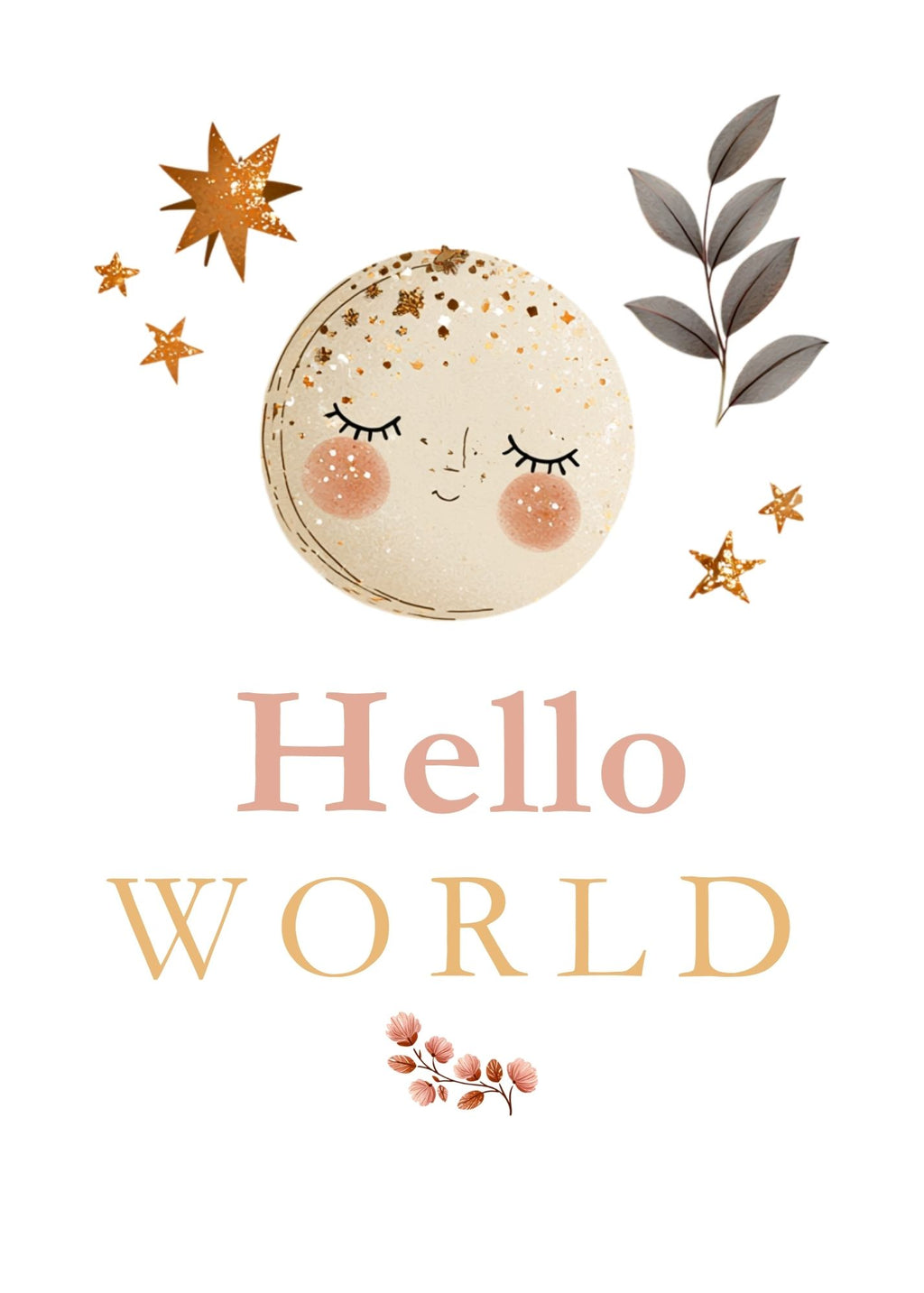 Print Ready - Digital Download | Celestial Baby Milestone Cards – Set of 20 | Scandinavian Minimalist Nursery Design