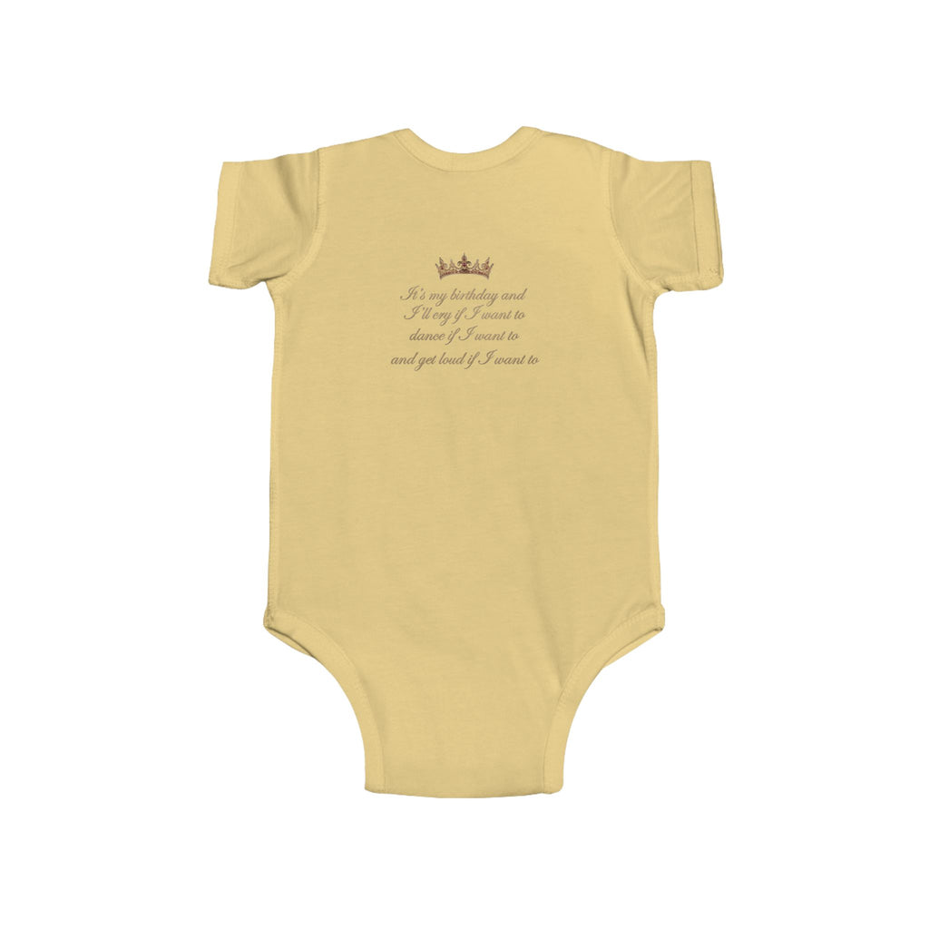 Cotton Birthday Onesie