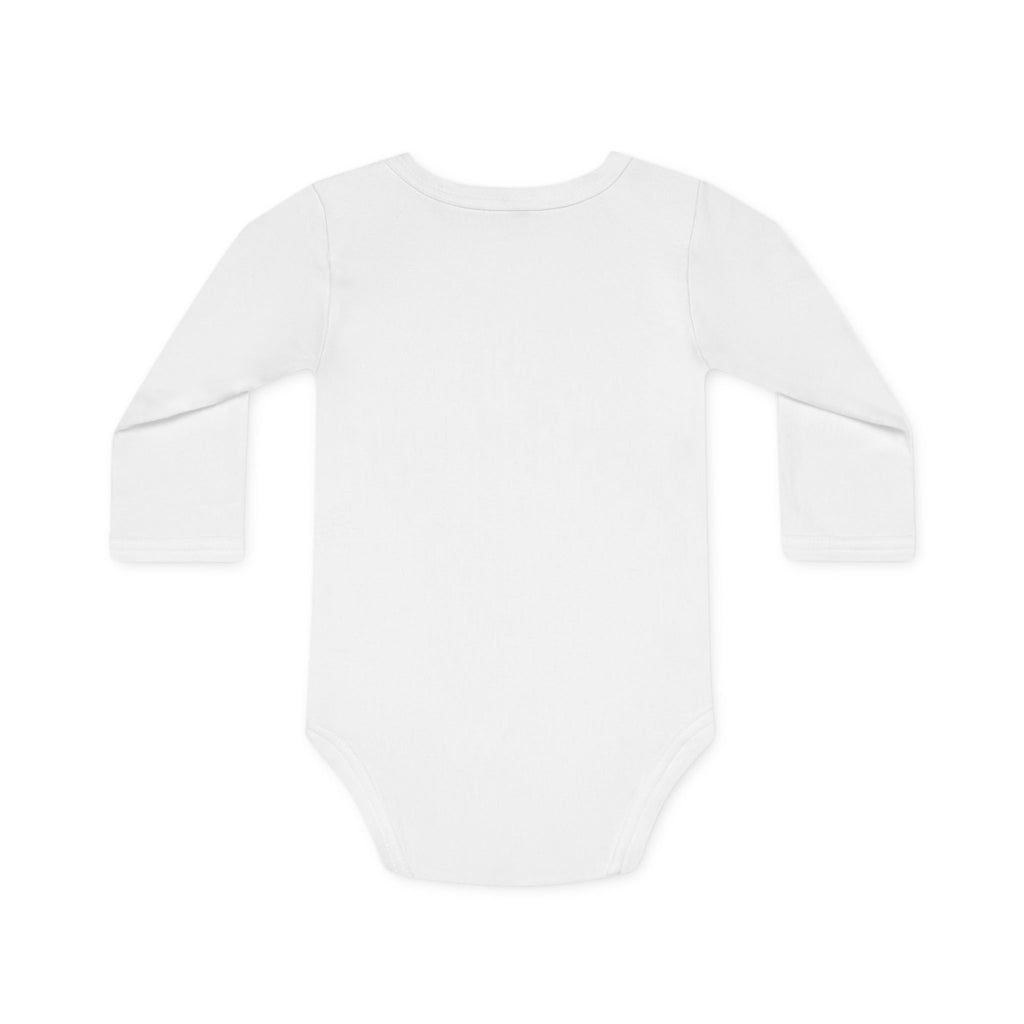 Organic Baby Bodysuit — 'Too Cute to Handle' Cotton Long-Sleeve Onesie