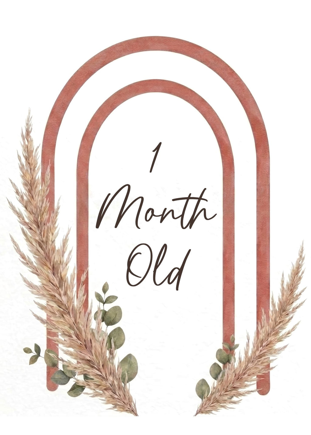 Print Ready - Digital Download | Set of 20 Boho Chic Baby Milestone & Development Cards (5x7 Digital Download)