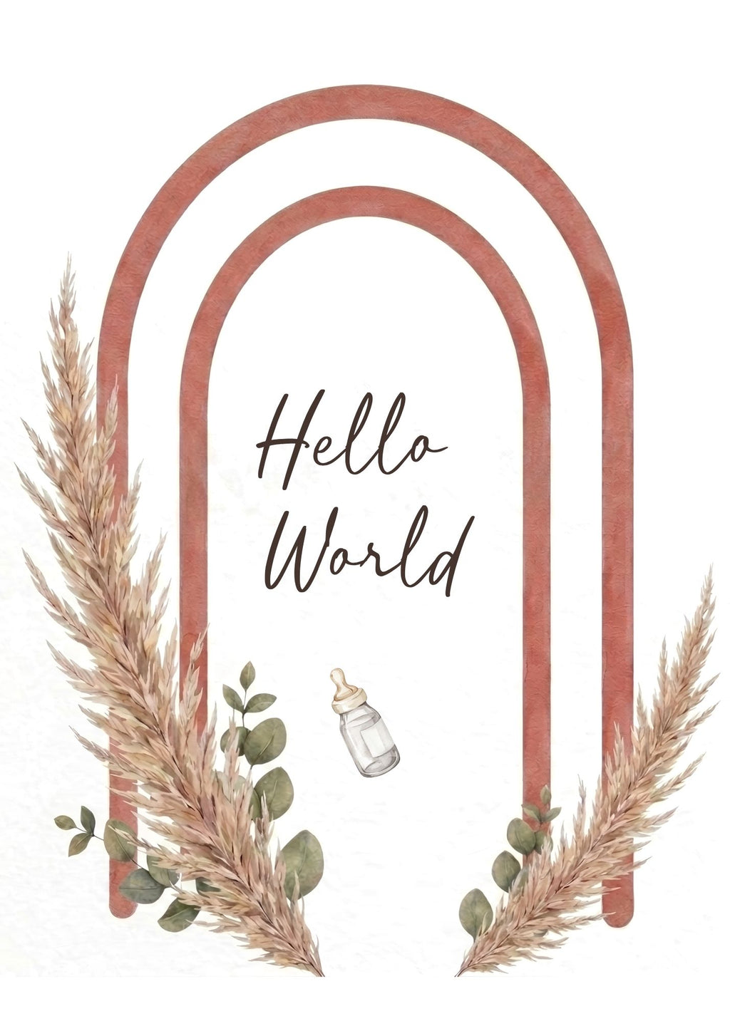 Print Ready - Digital Download | Set of 20 Boho Chic Baby Milestone & Development Cards (5x7 Digital Download)