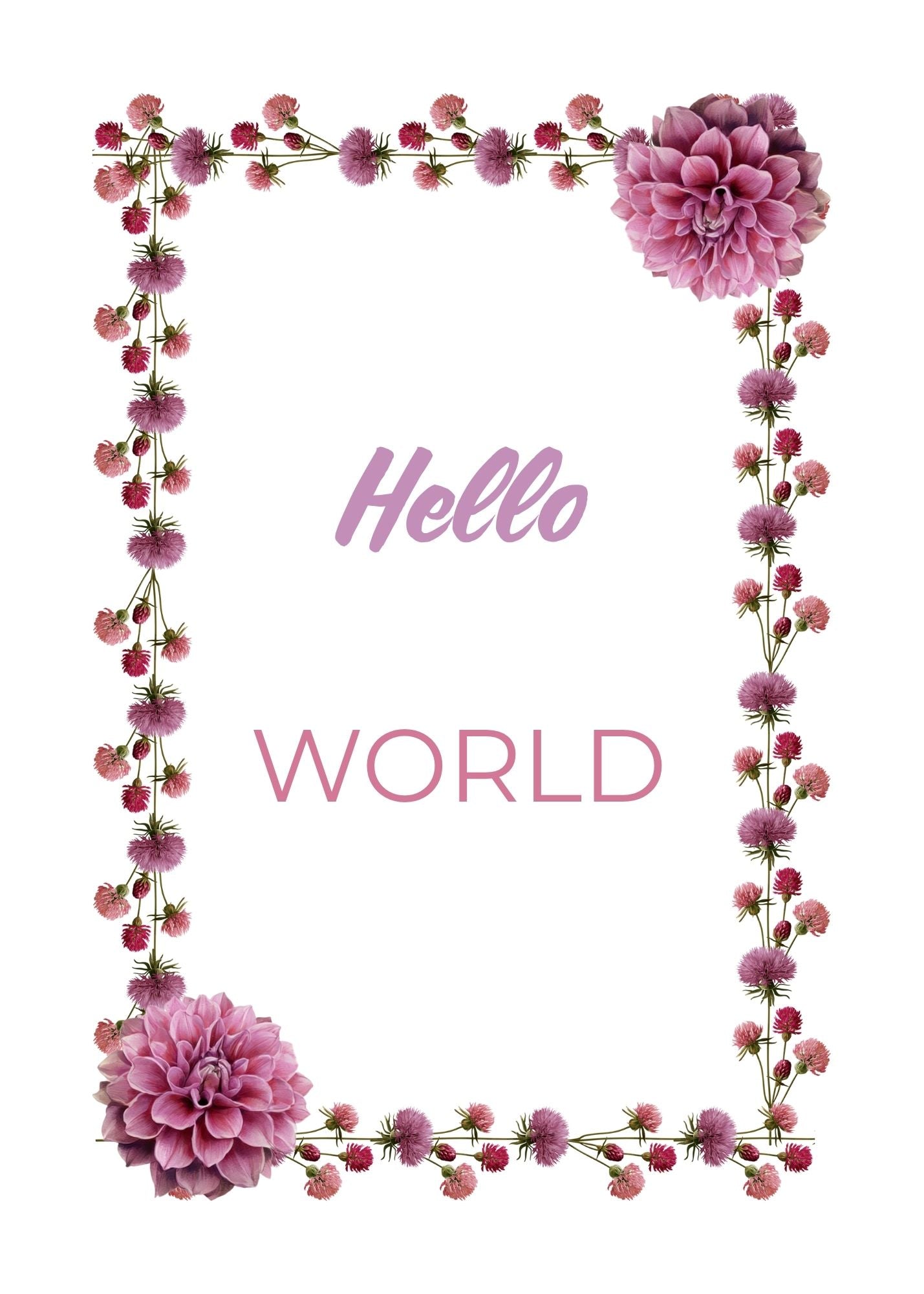 Print Ready - Digital Download | Elegant Botanical Floral Baby Milestone 5x7 Cards (20- Card Digital Printable Set)