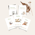 Print Ready - Digital Download | Woodland Baby Milestone Cards | Set of 20 Watercolor Growth Tracking Cards
