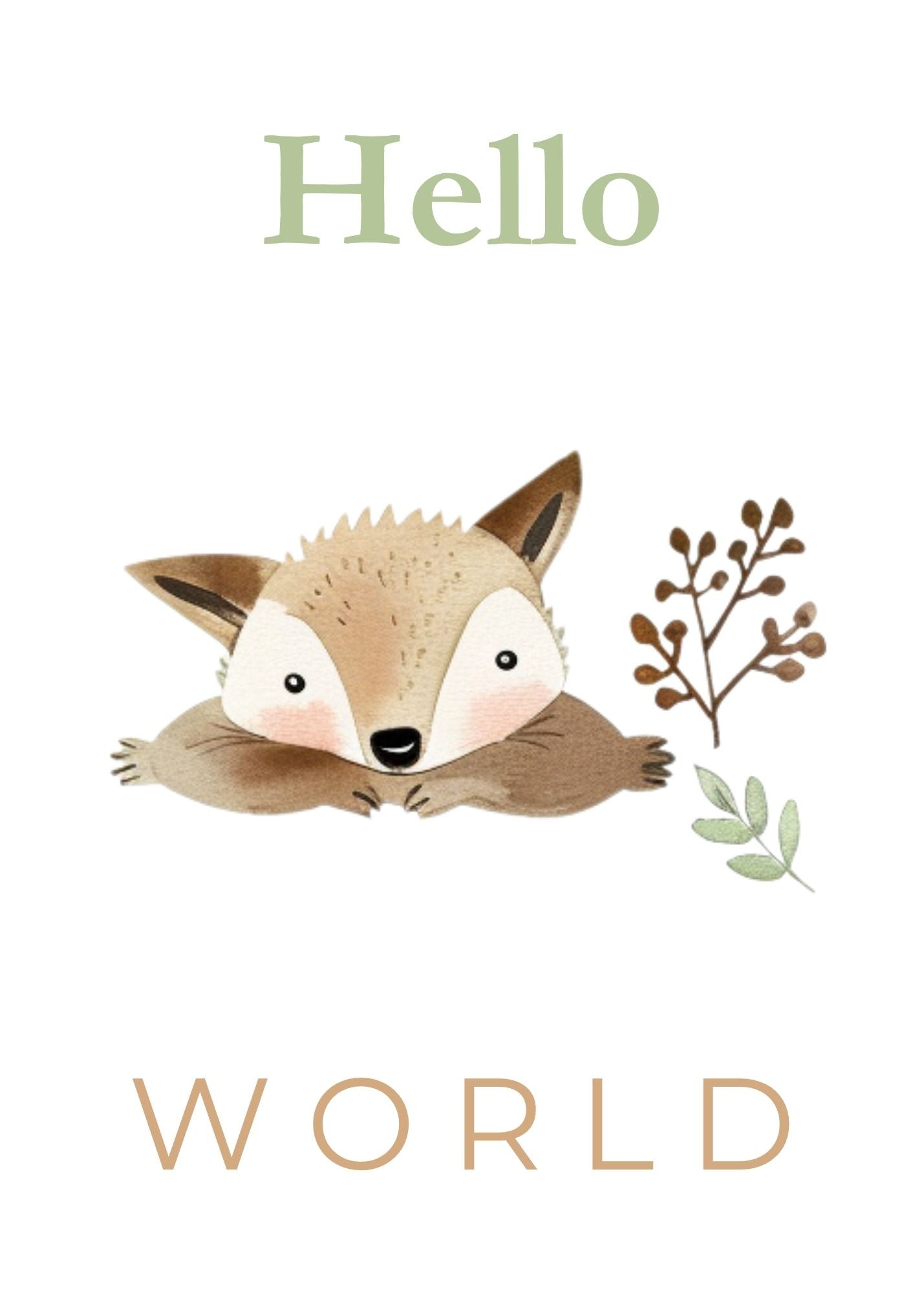Print Ready - Digital Download | Woodland Baby Milestone Cards | Set of 20 Watercolor Growth Tracking Cards